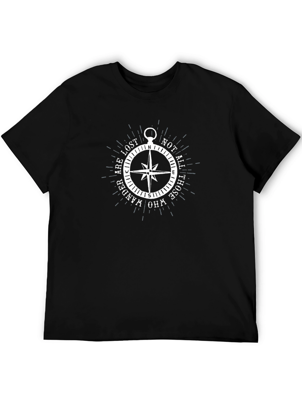 Lost Compass Graphic Tee - Wanderlust Shirt