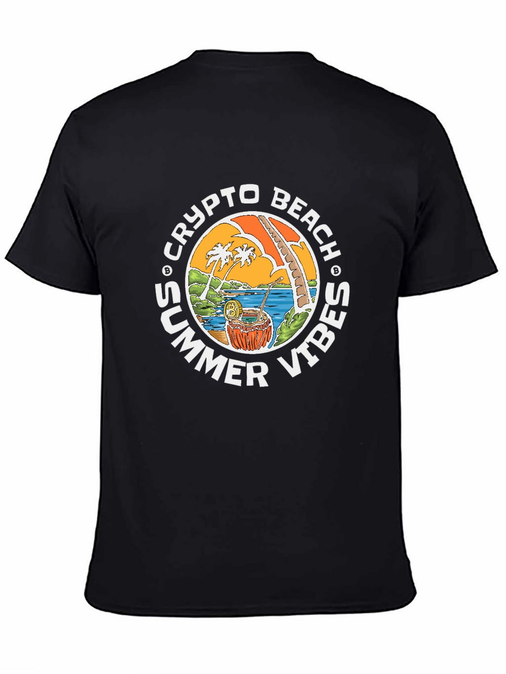 Crypto Beach Summer Vibes T-Shirt