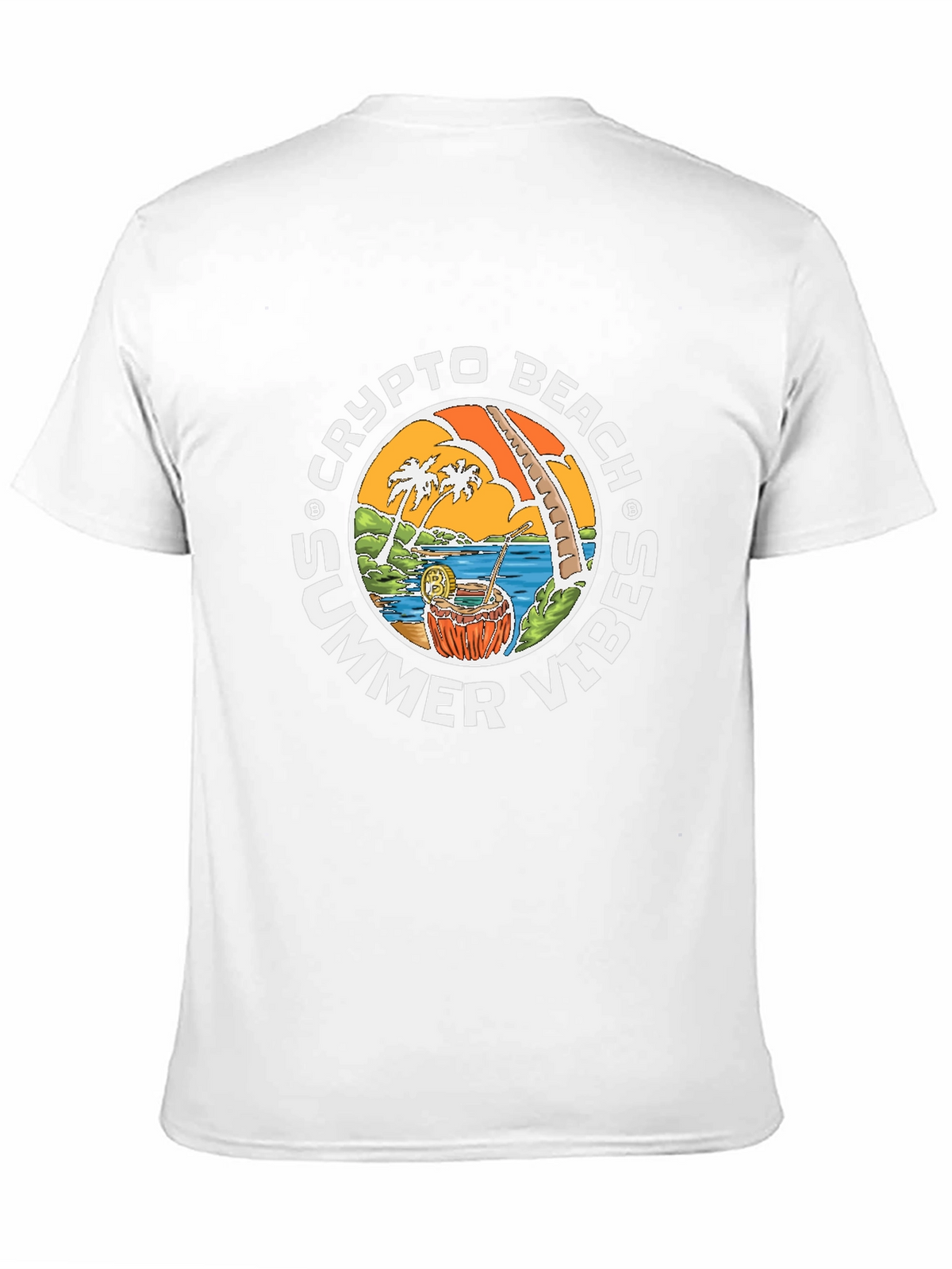 Crypto Beach Summer Vibes T-Shirt