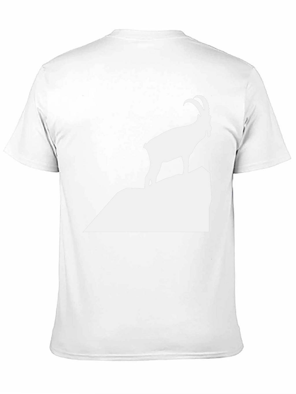 Ibex Mountain Graphic Tee - Cool Animal Silhouette T-Shirt