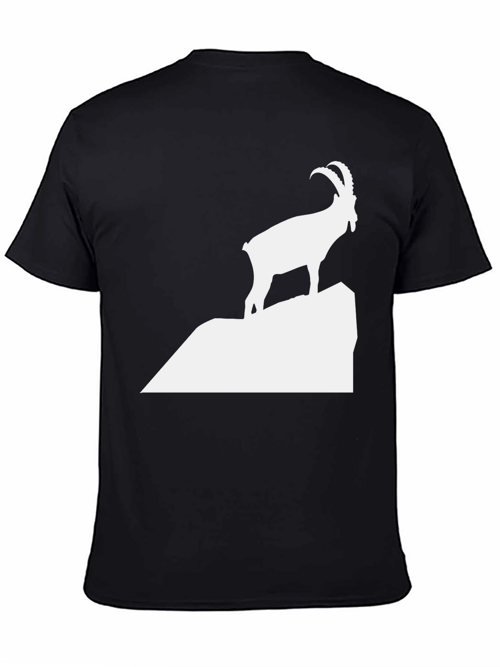 Ibex Mountain Graphic Tee - Cool Animal Silhouette T-Shirt