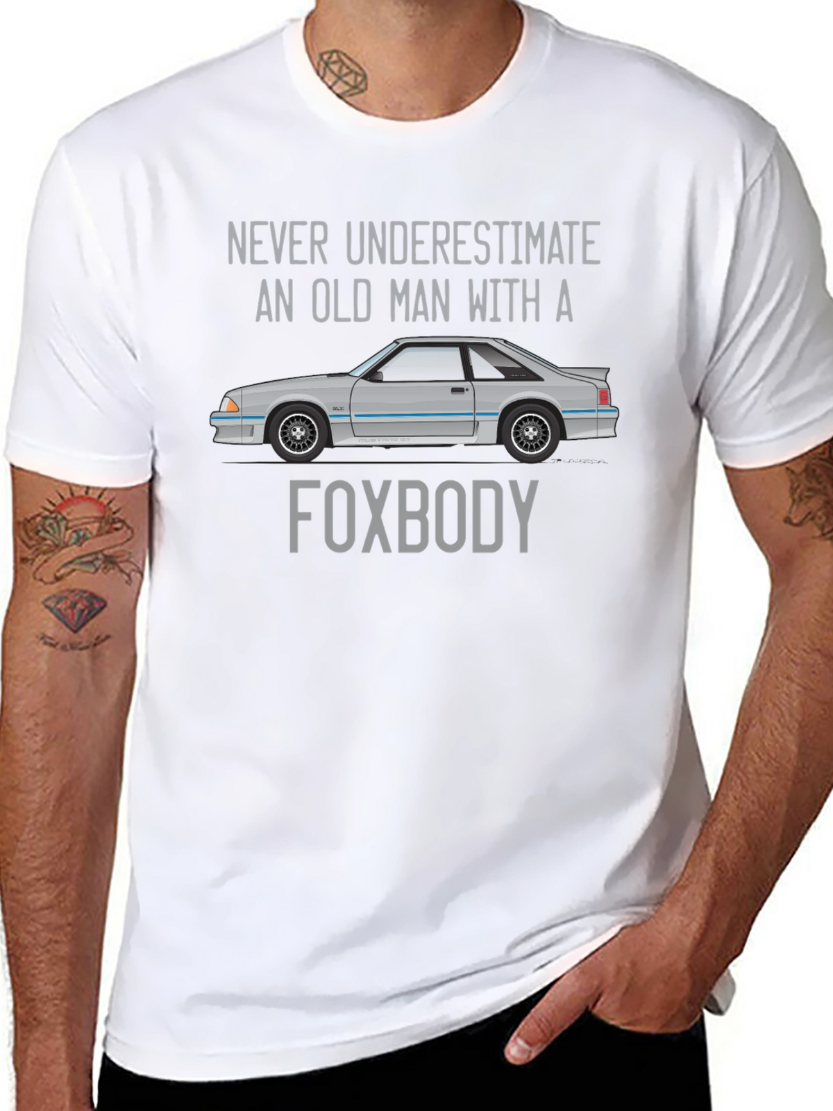 Foxbody Old Man T-Shirt - Car Enthusiast Tee