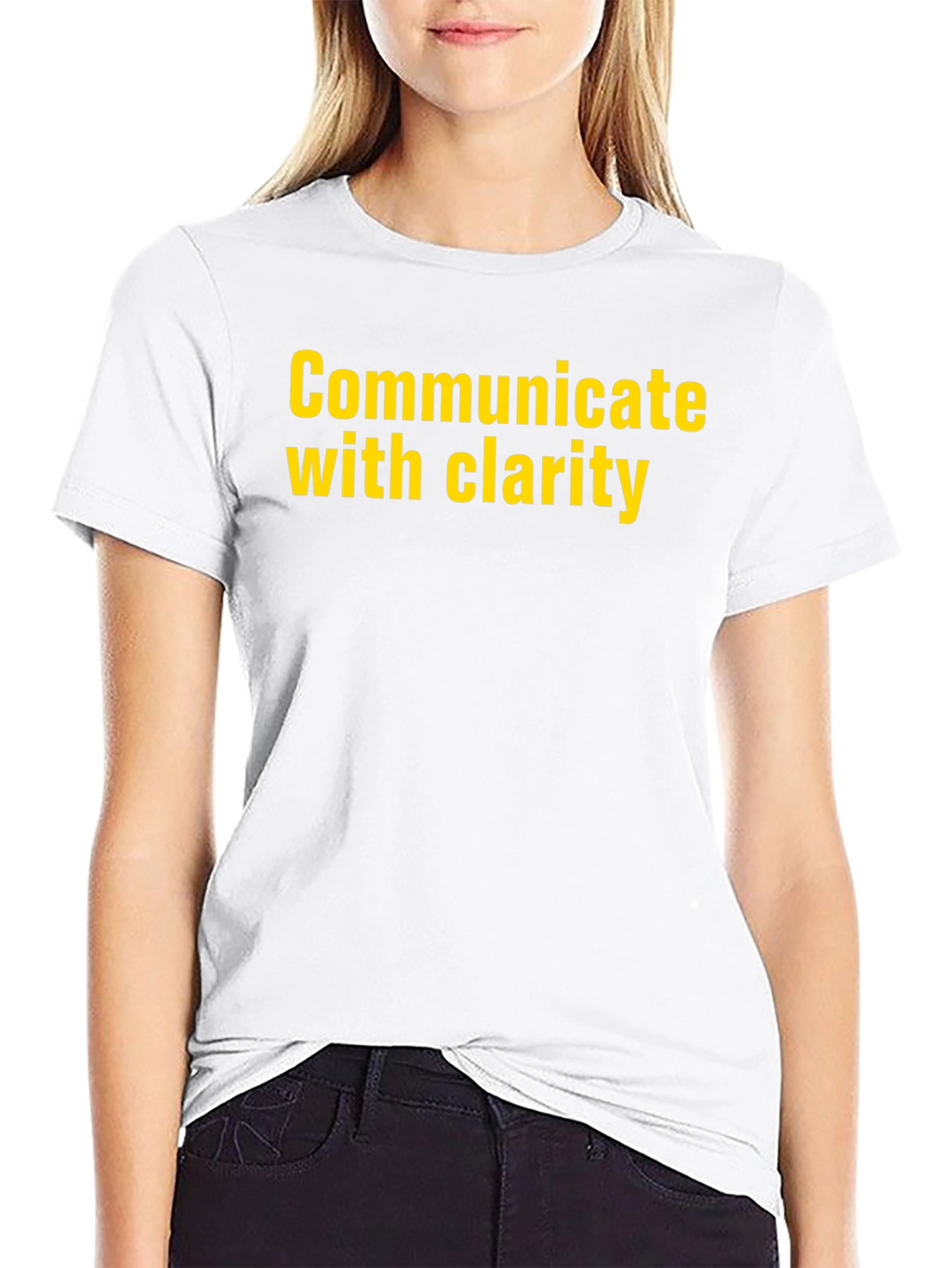 Communicate with Clarity Black T-Shirt