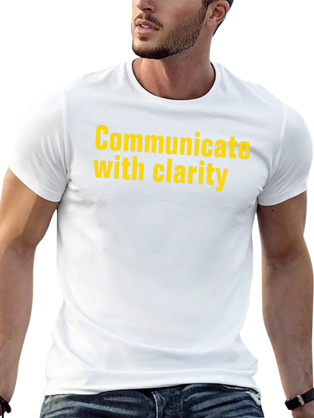 Communicate with Clarity Black T-Shirt