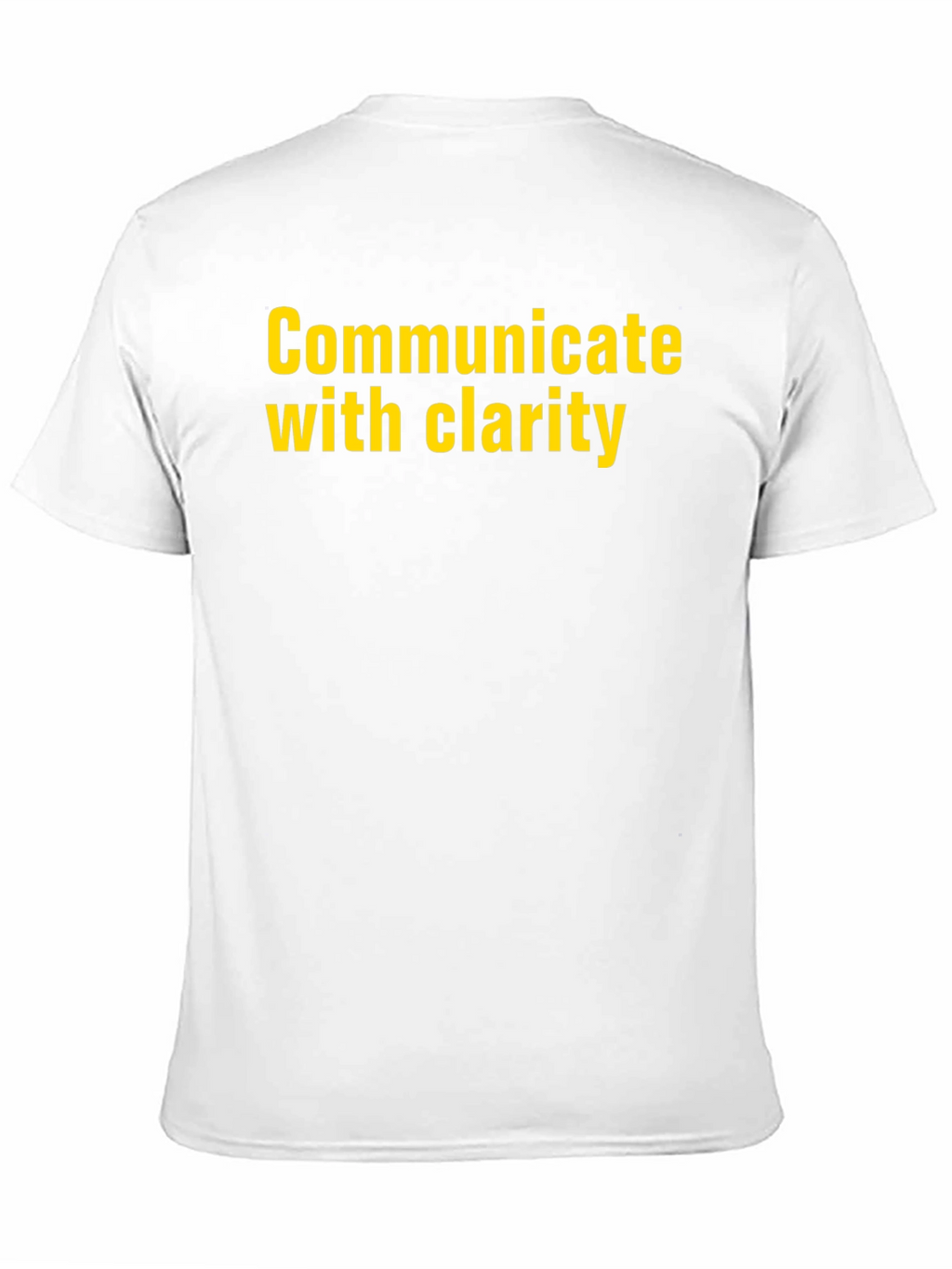 Communicate with Clarity Black T-Shirt