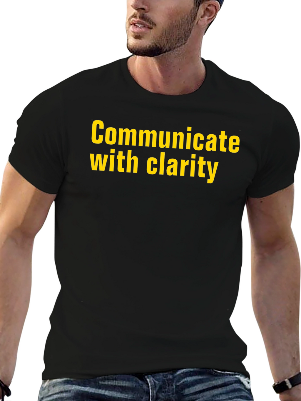 Communicate with Clarity Black T-Shirt