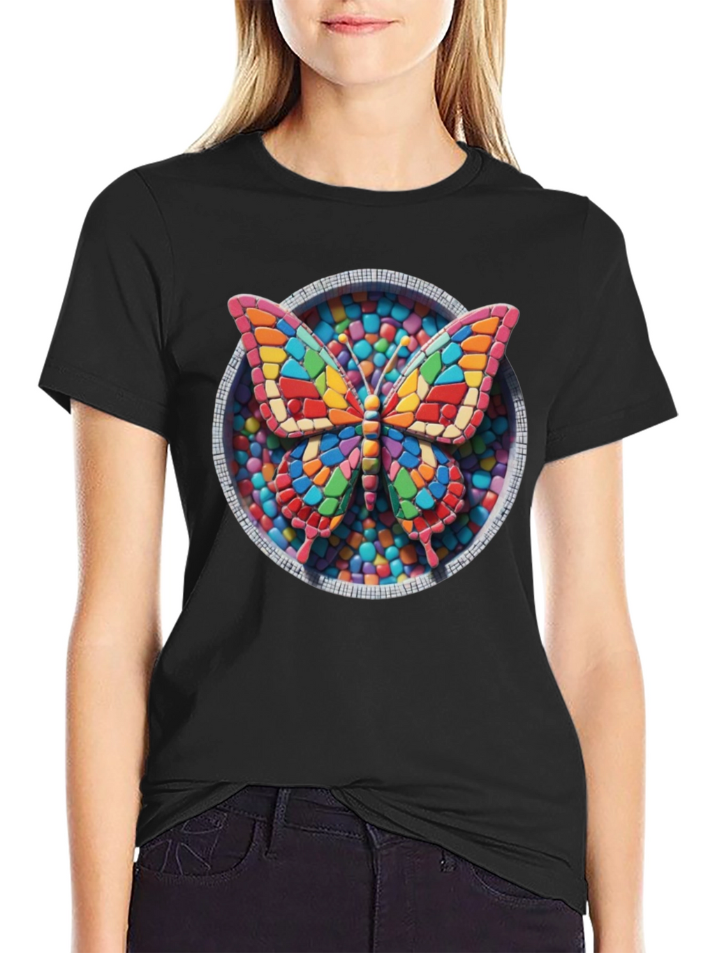 Butterfly Candy Mosaic Graphic Tee