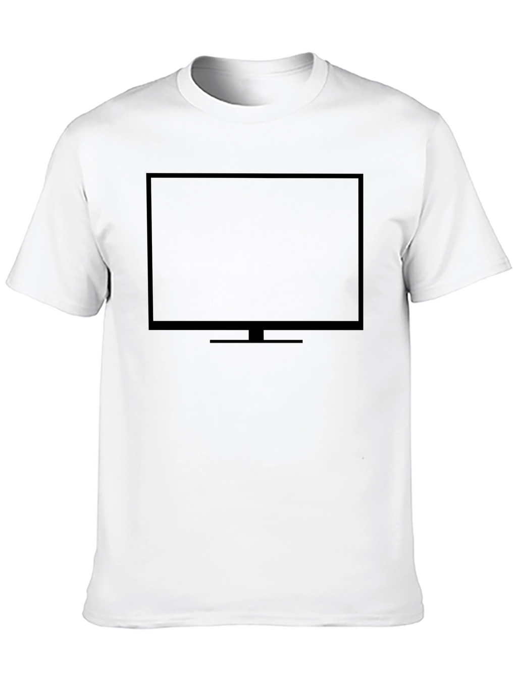 Graphic Tee - TV Screen Black T-Shirt