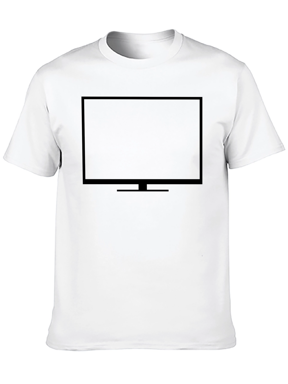 Graphic Tee - TV Screen Black T-Shirt
