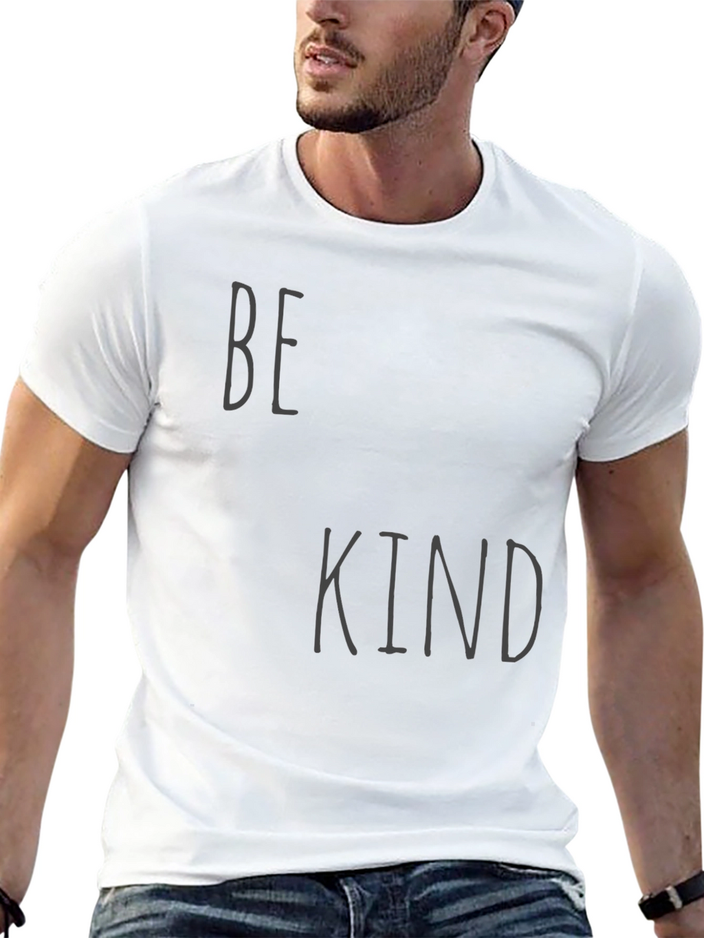 Be Kind Black Graphic T-Shirt
