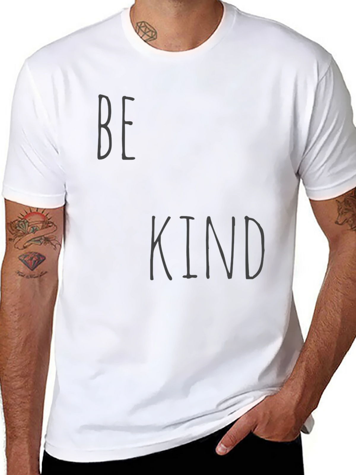 Be Kind Black Graphic T-Shirt