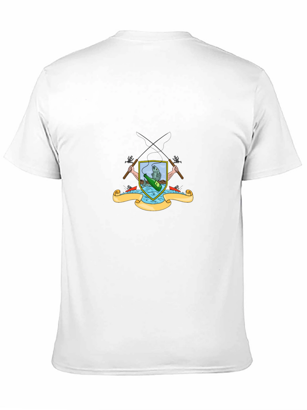 Fishing Crest Graphic T-Shirt - Angler Style