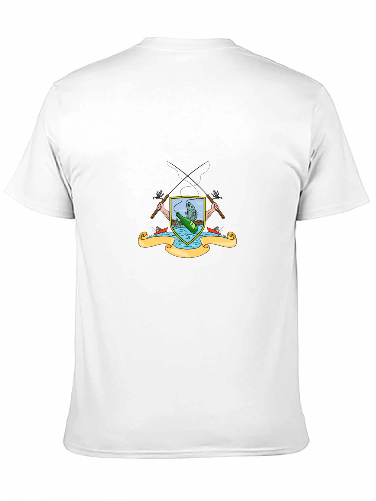 Fishing Crest Graphic T-Shirt - Angler Style