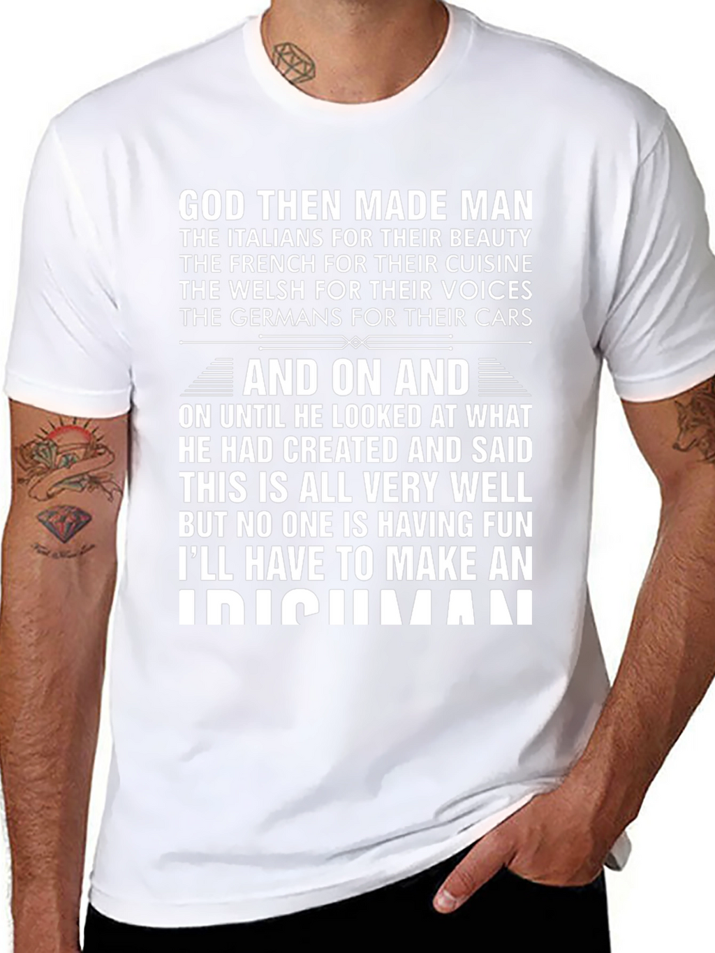 God Made an Irishman T-Shirt