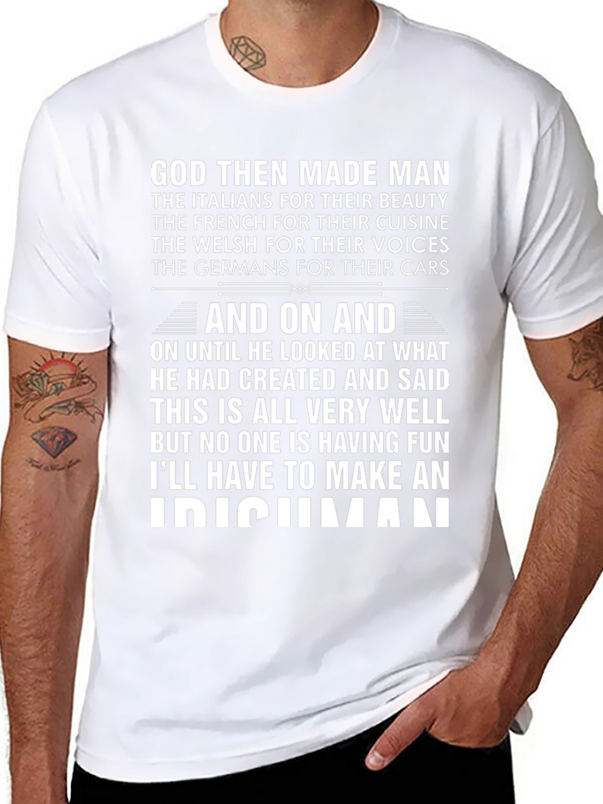 God Made an Irishman T-Shirt