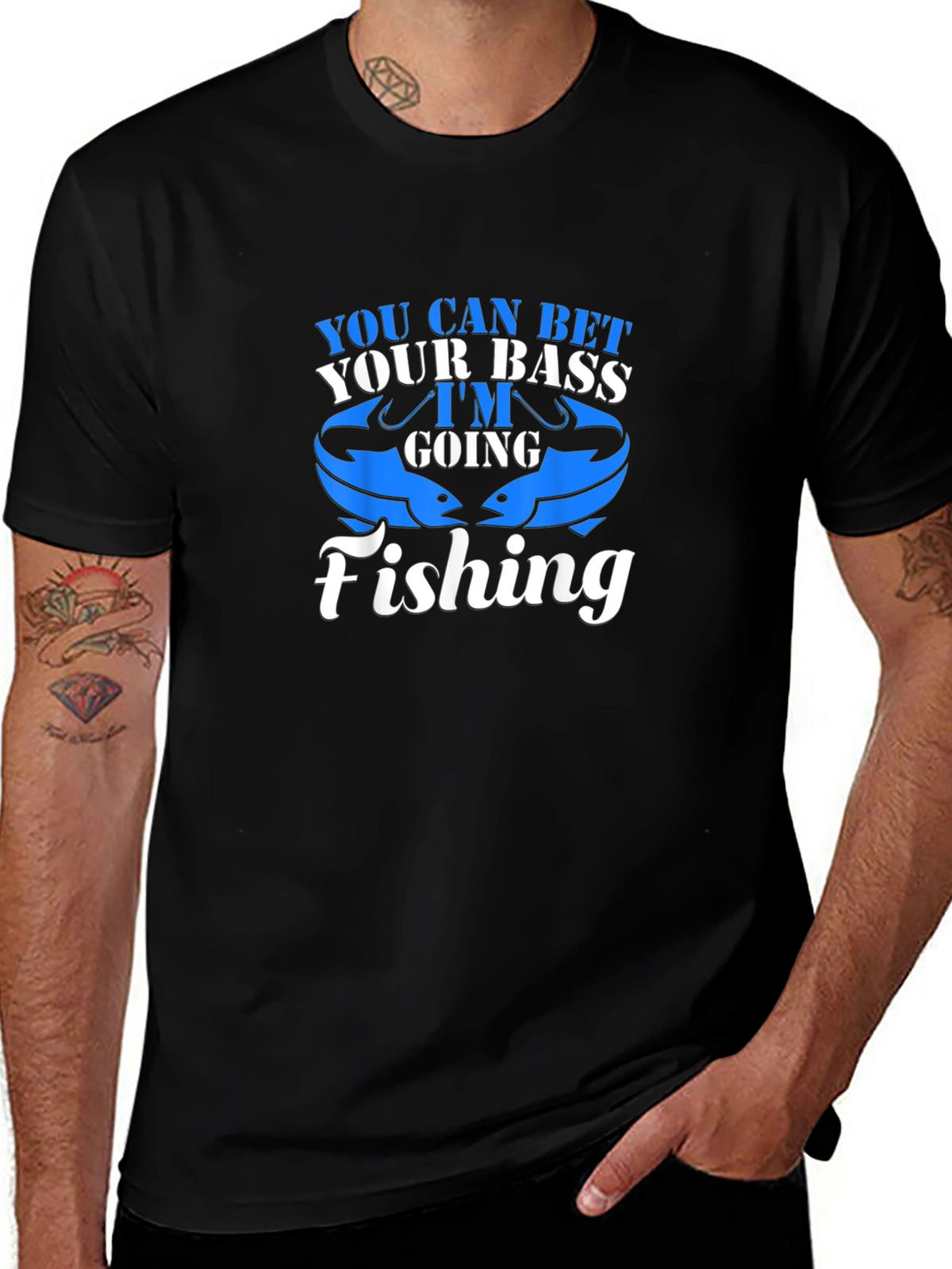 Bass Fishing Graphic T-Shirt