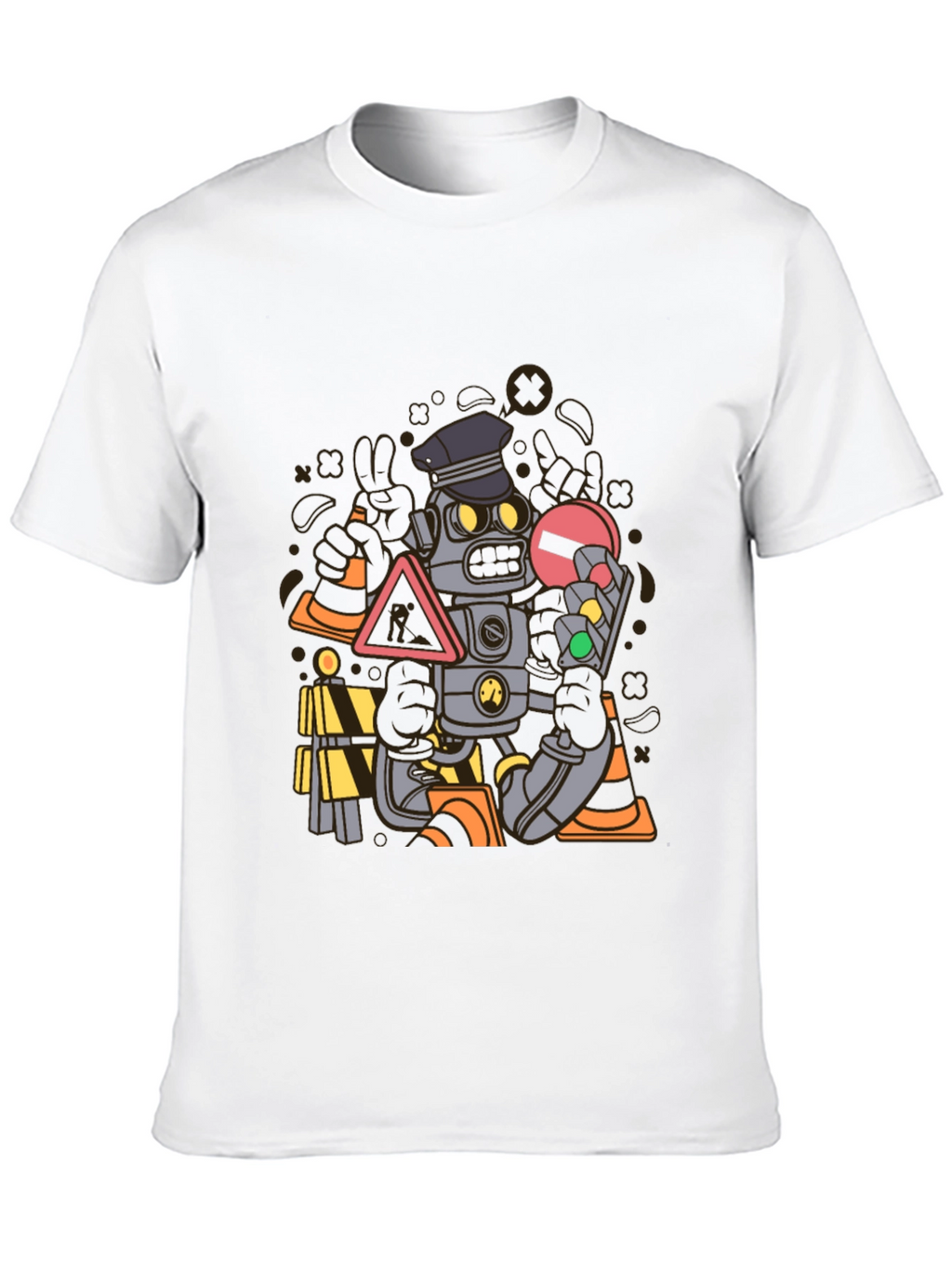 Robot Cop Graphic T-Shirt
