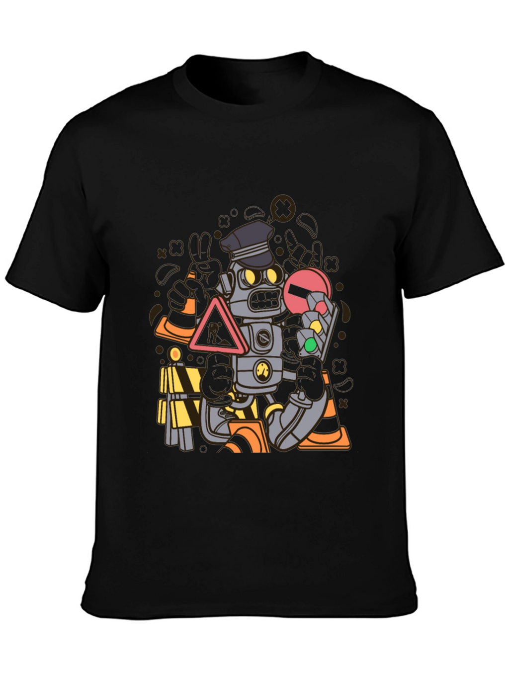 Robot Cop Graphic T-Shirt