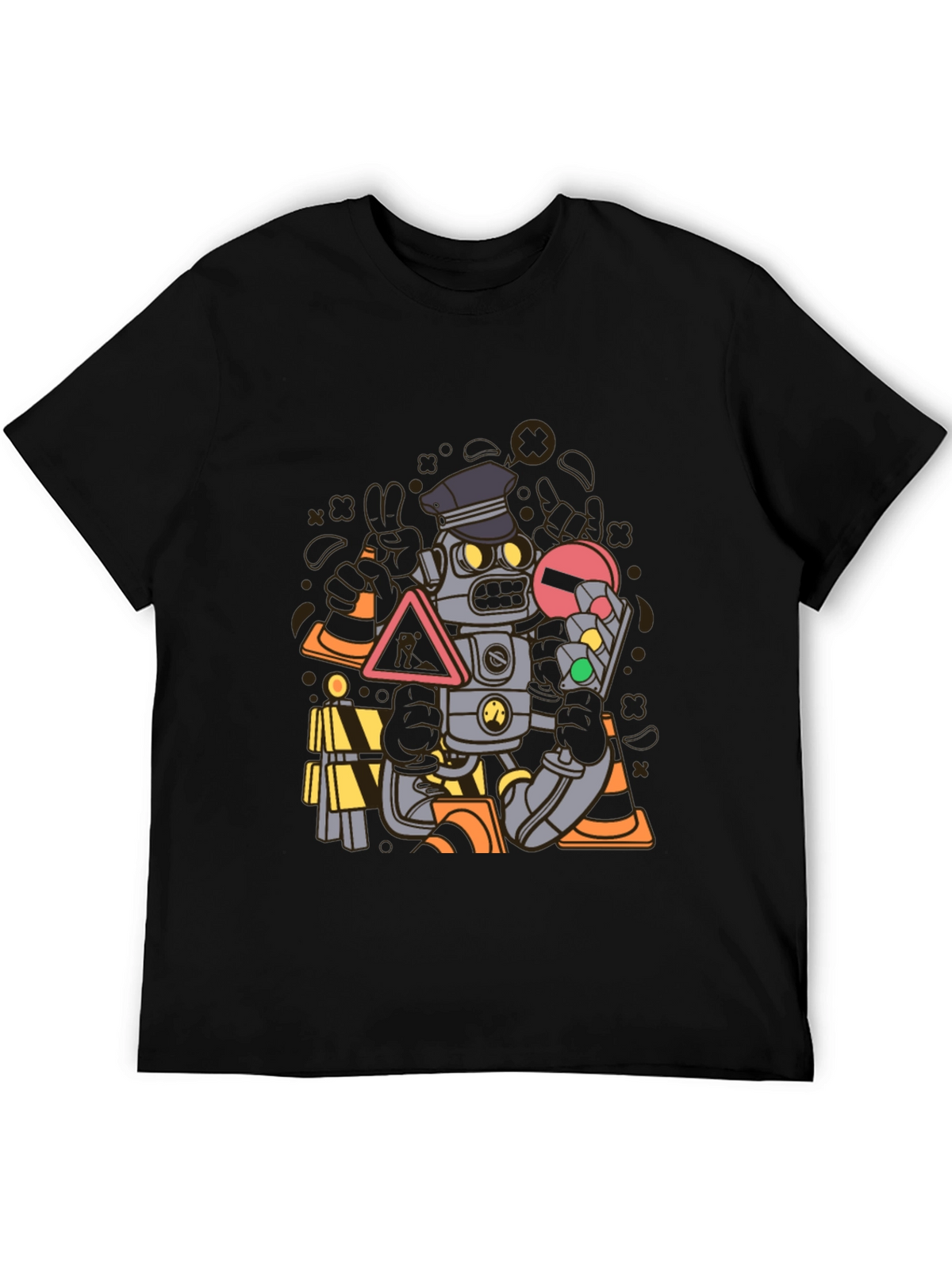 Robot Cop Graphic T-Shirt