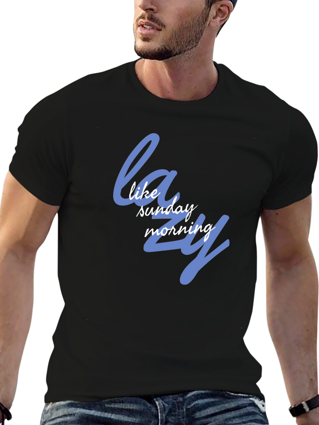 Lazy Sunday Morning Graphic T-Shirt