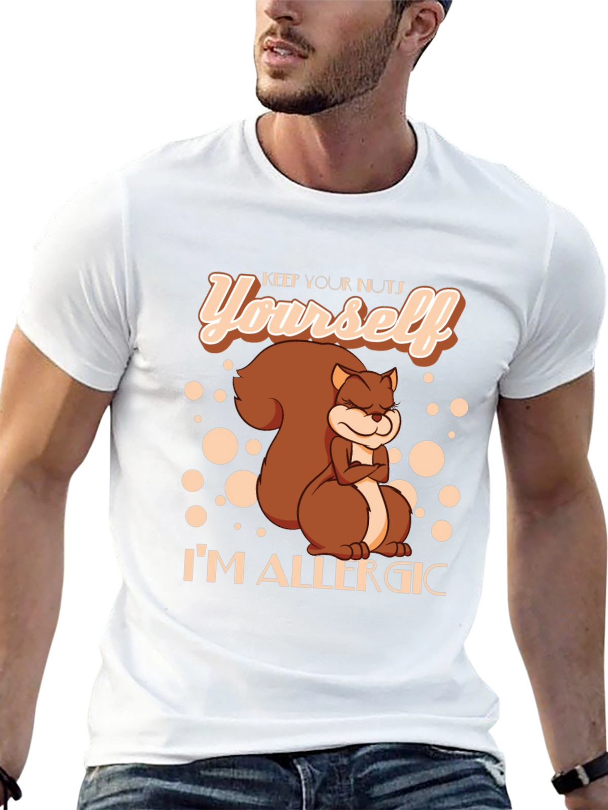 Keep Your Nuts Squirrel Graphic Tee