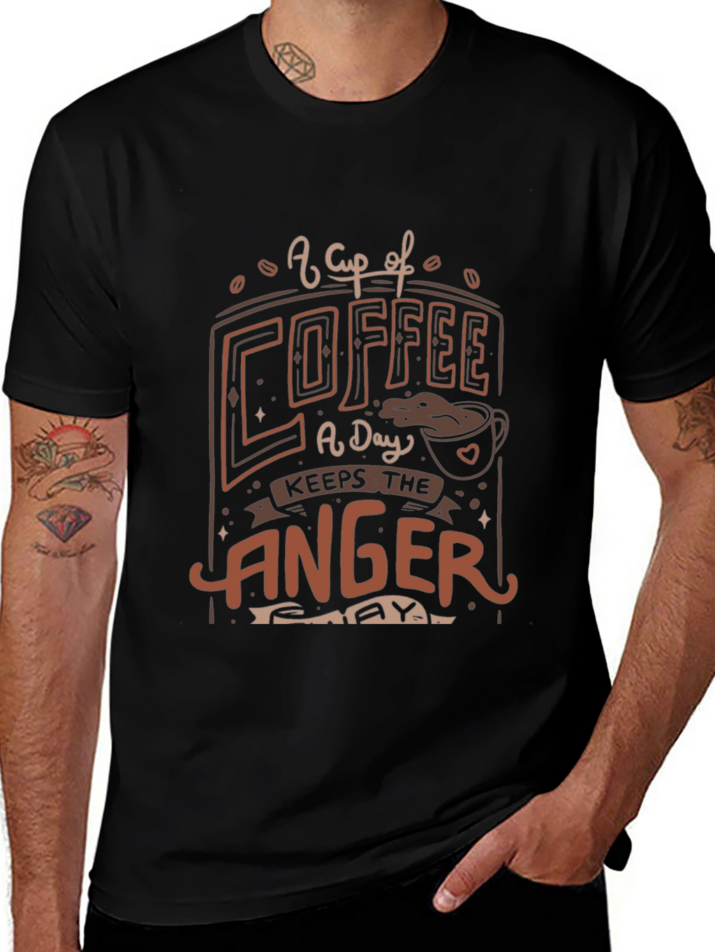 Coffee Keeps the Anger Away T-Shirt