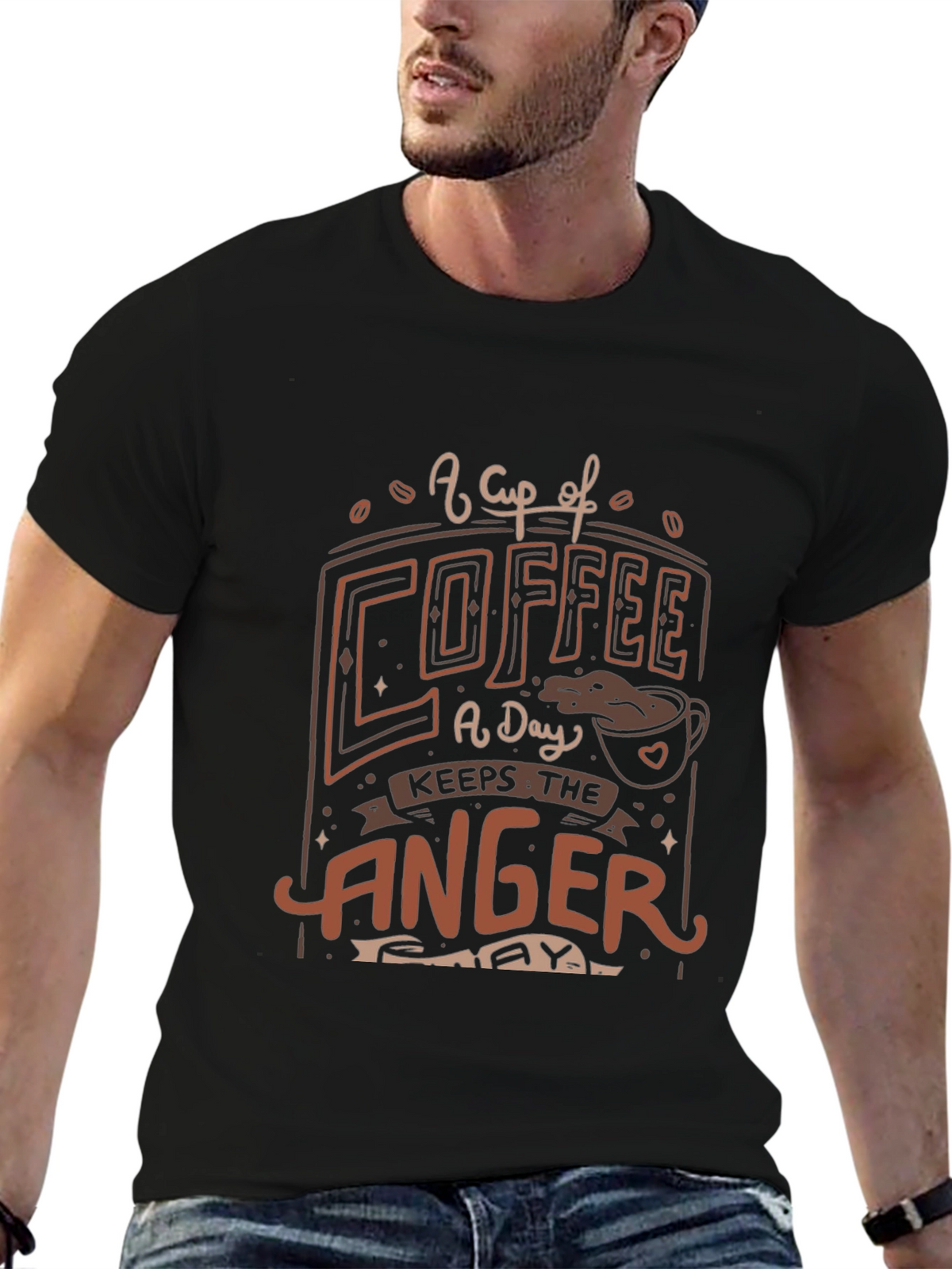 Coffee Keeps the Anger Away T-Shirt
