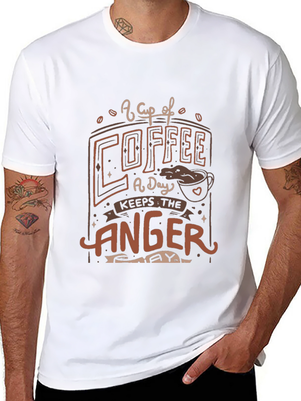 Coffee Keeps the Anger Away T-Shirt