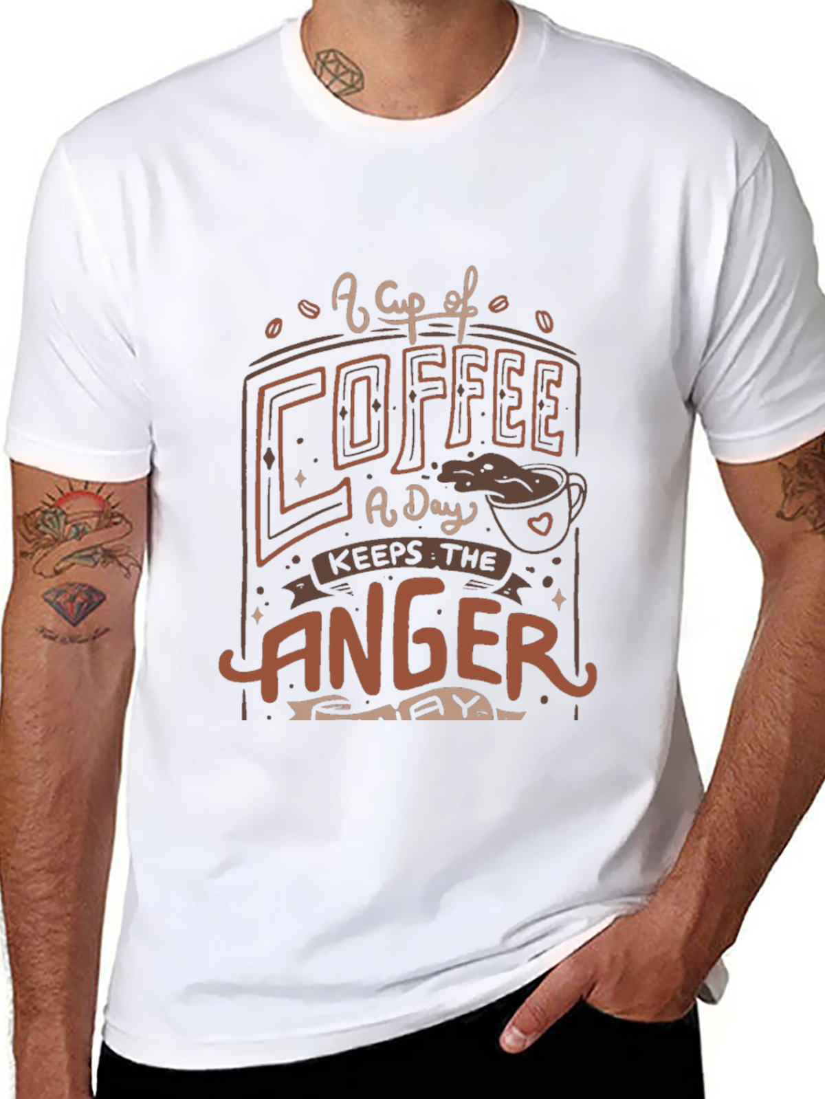 Coffee Keeps the Anger Away T-Shirt