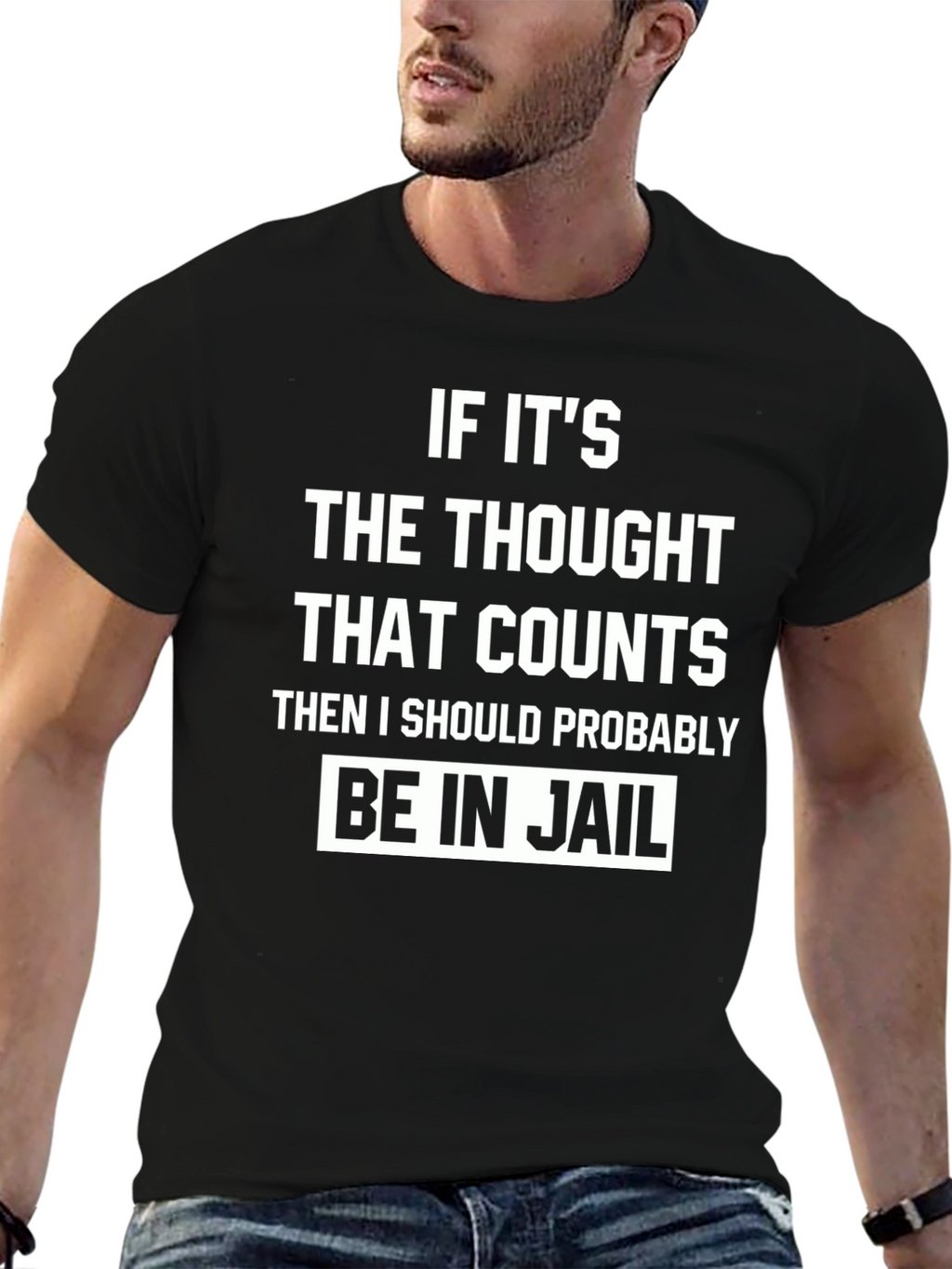 Funny Thought That Counts Graphic T-Shirt