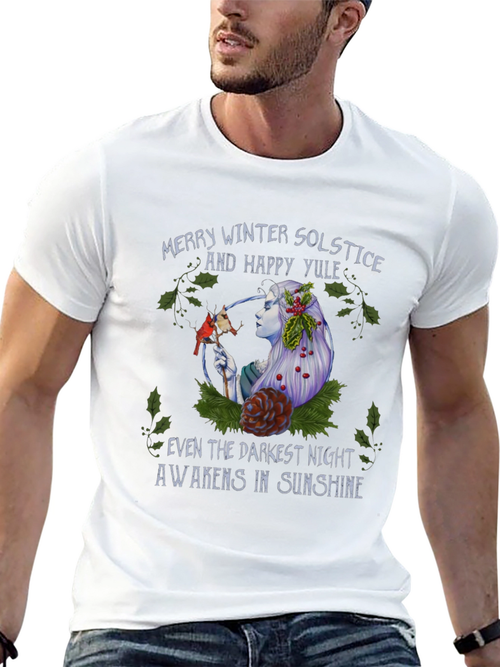 Winter Solstice T-Shirt - Merry Yule