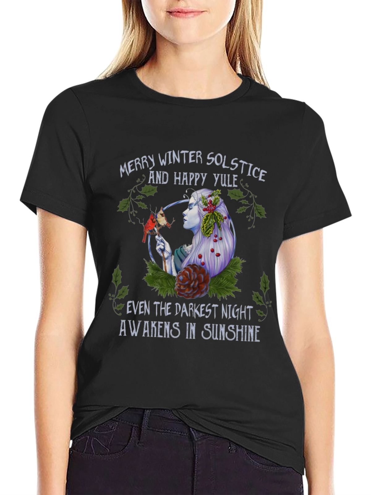 Winter Solstice T-Shirt - Merry Yule