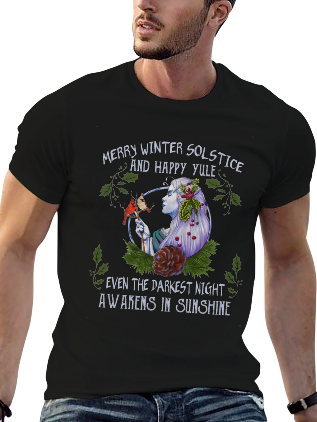 Winter Solstice T-Shirt - Merry Yule