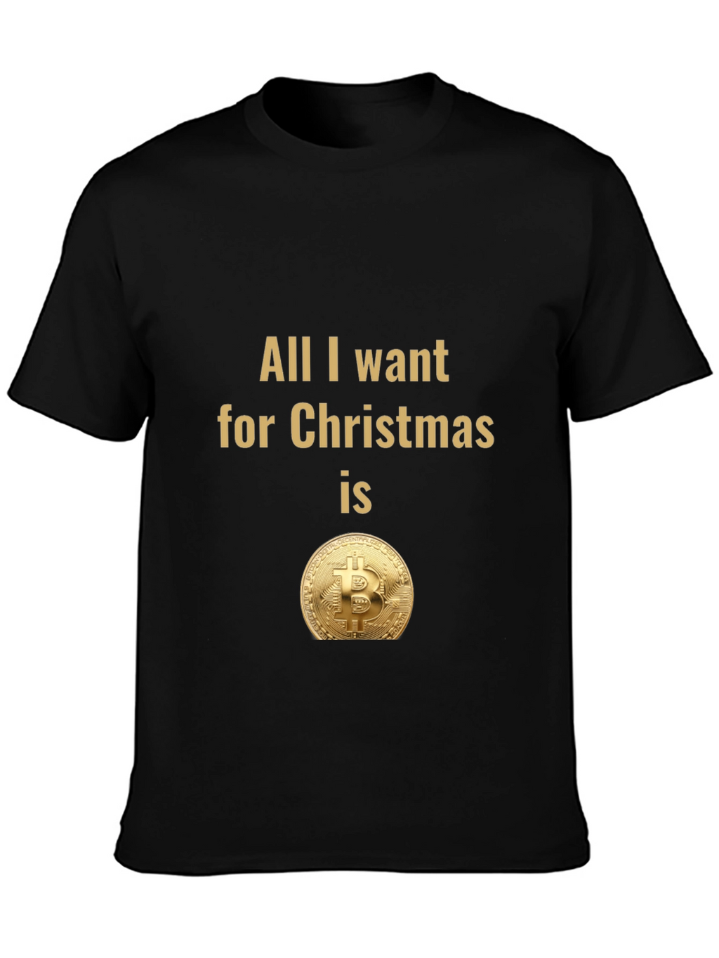 Bitcoin Christmas T-Shirt - All I Want