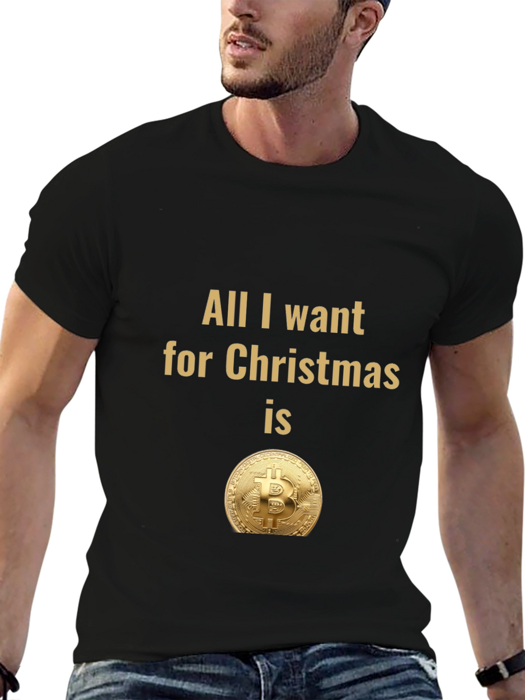 Bitcoin Christmas T-Shirt - All I Want