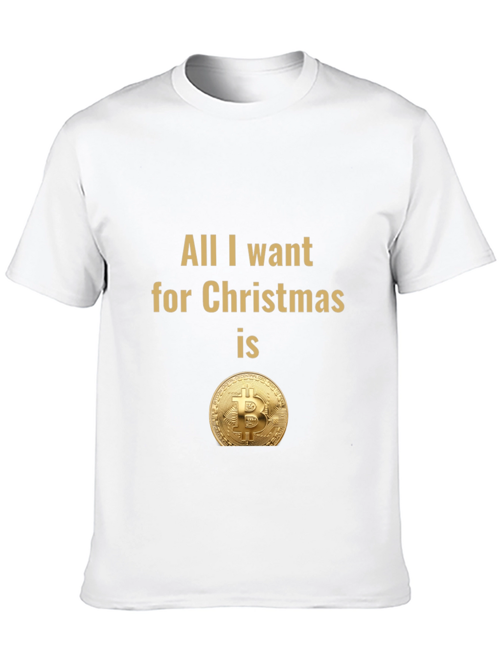 Bitcoin Christmas T-Shirt - All I Want