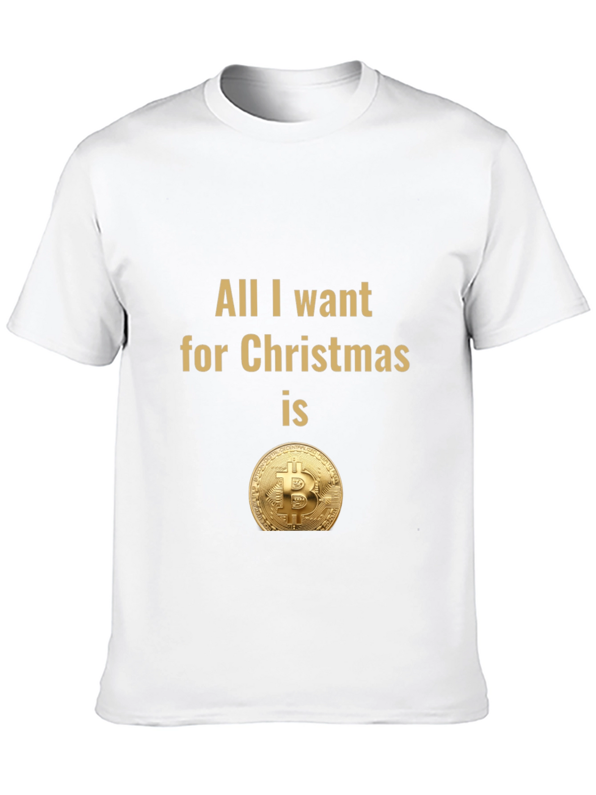 Bitcoin Christmas T-Shirt - All I Want