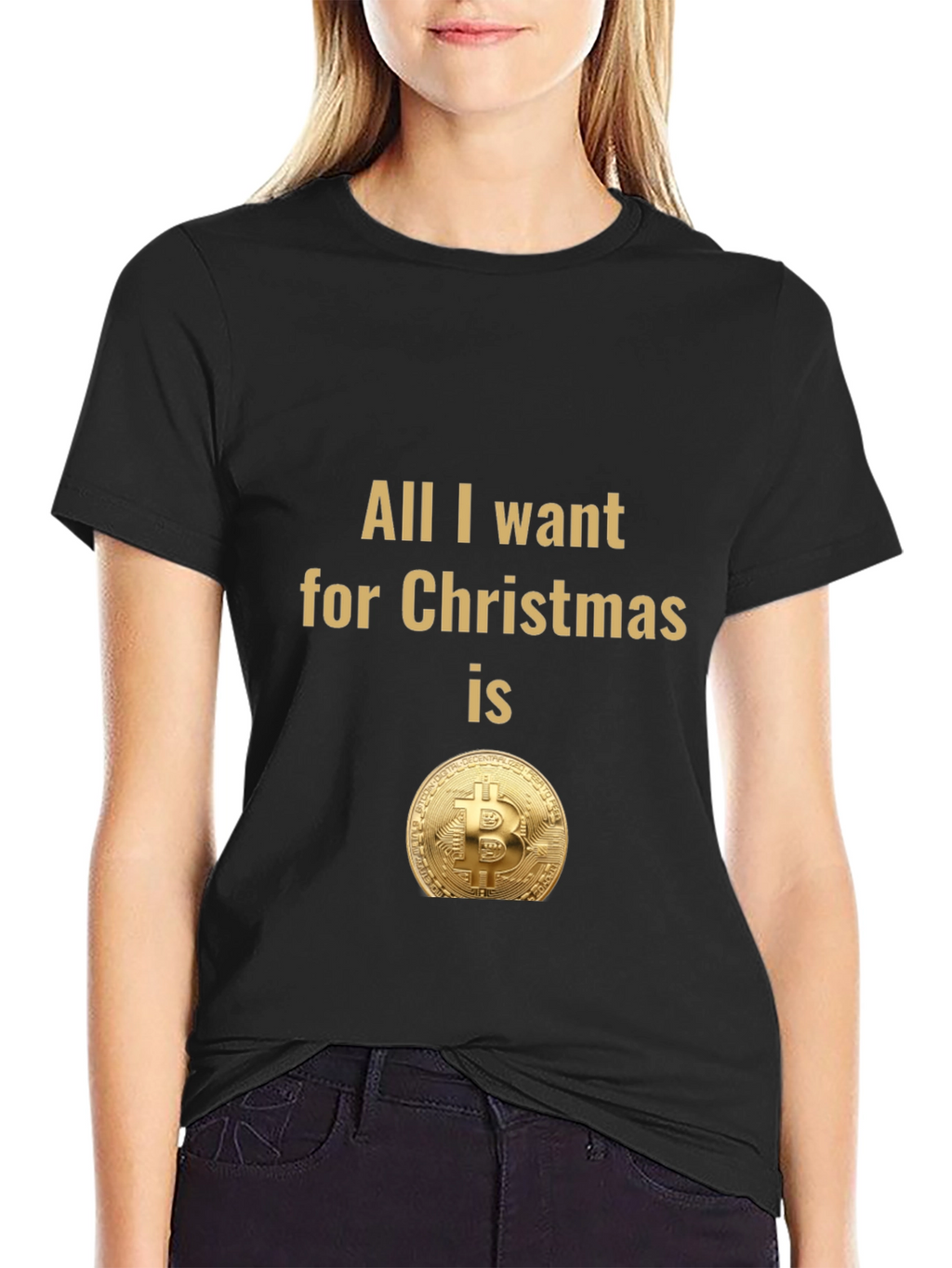 Bitcoin Christmas T-Shirt - All I Want