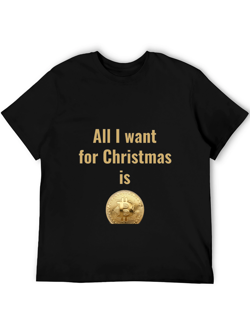 Bitcoin Christmas T-Shirt - All I Want