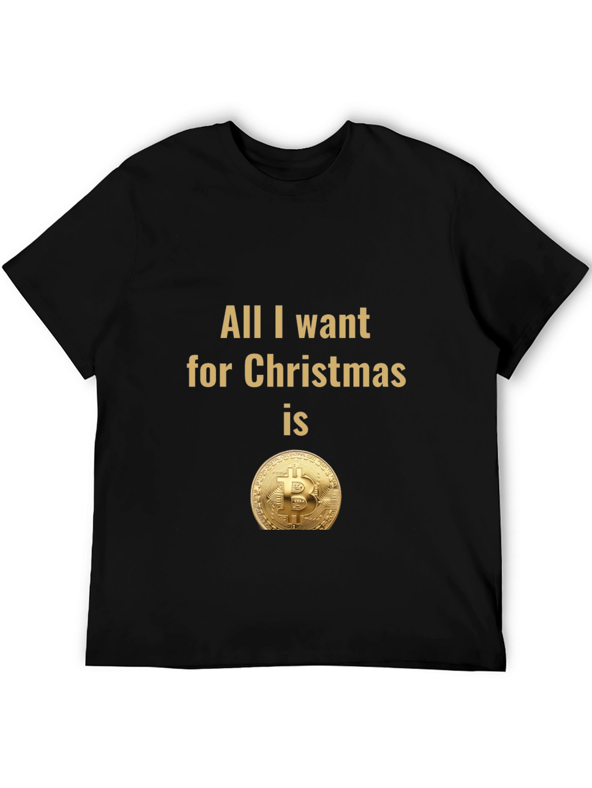 Bitcoin Christmas T-Shirt - All I Want