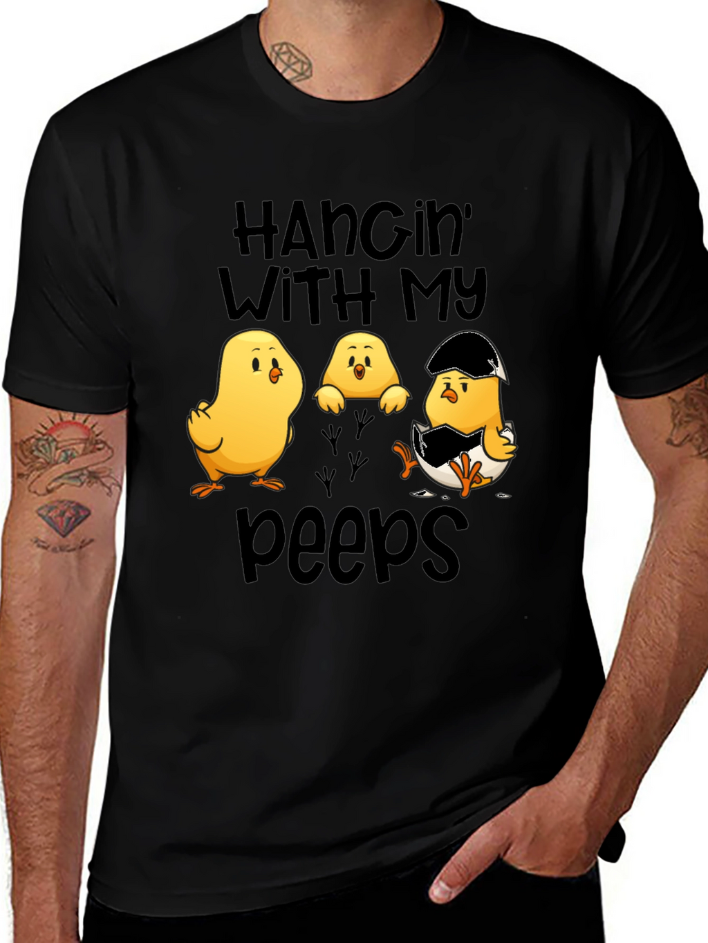Hangin with my Peeps Easter Chick T-Shirt