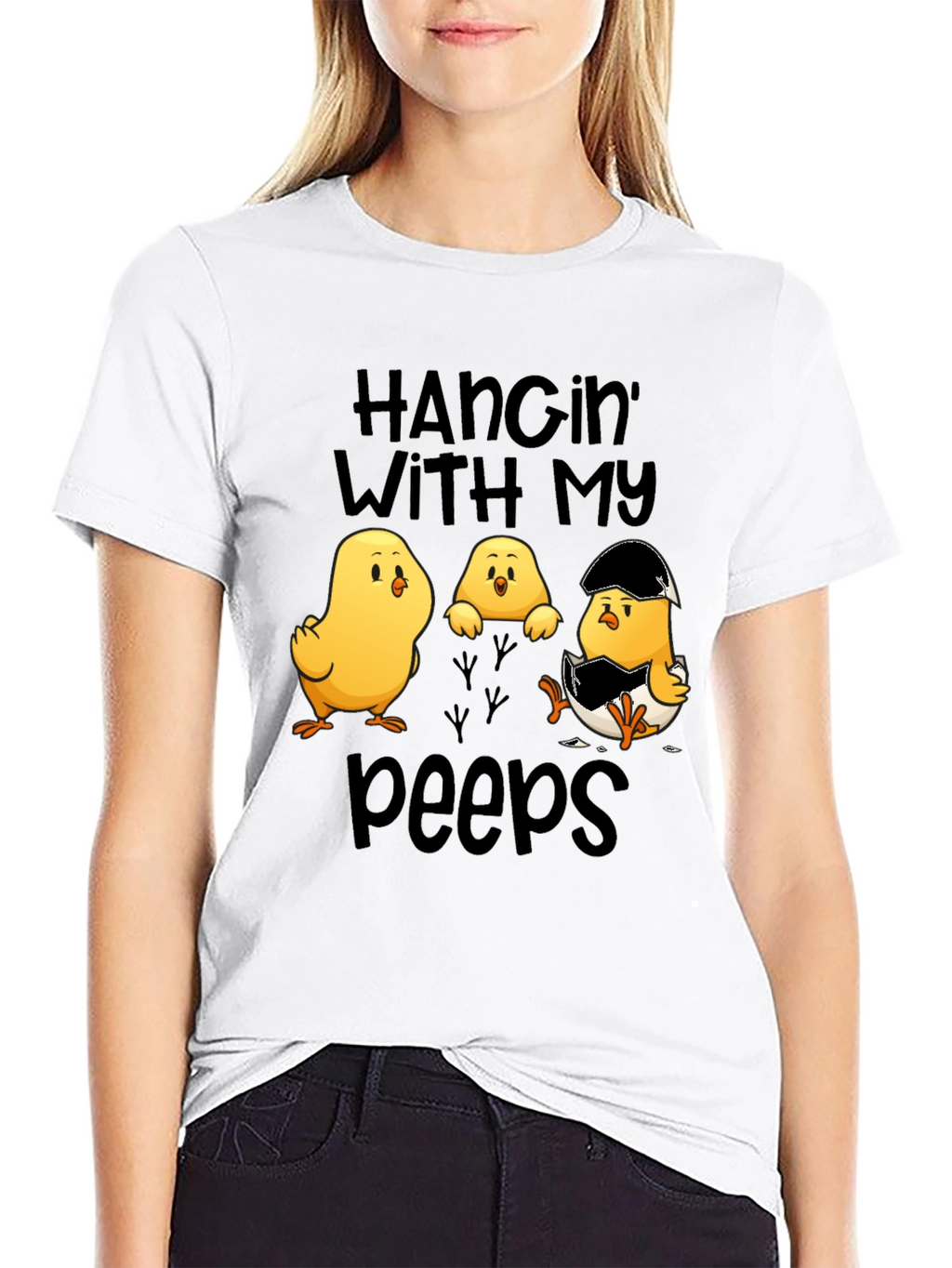 Hangin with my Peeps Easter Chick T-Shirt