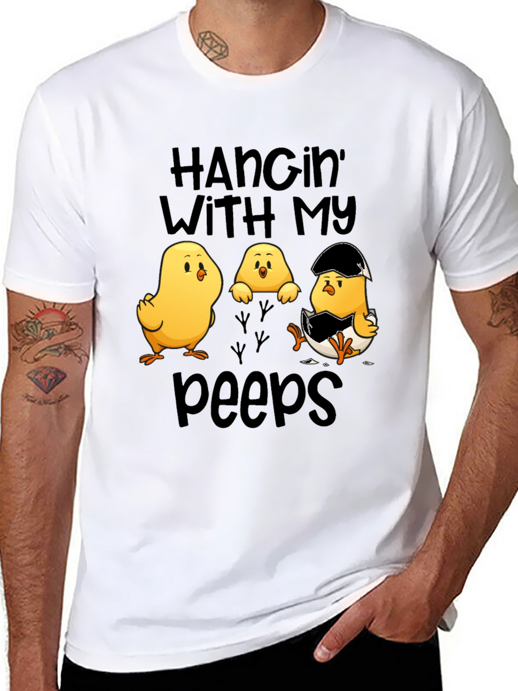 Hangin with my Peeps Easter Chick T-Shirt