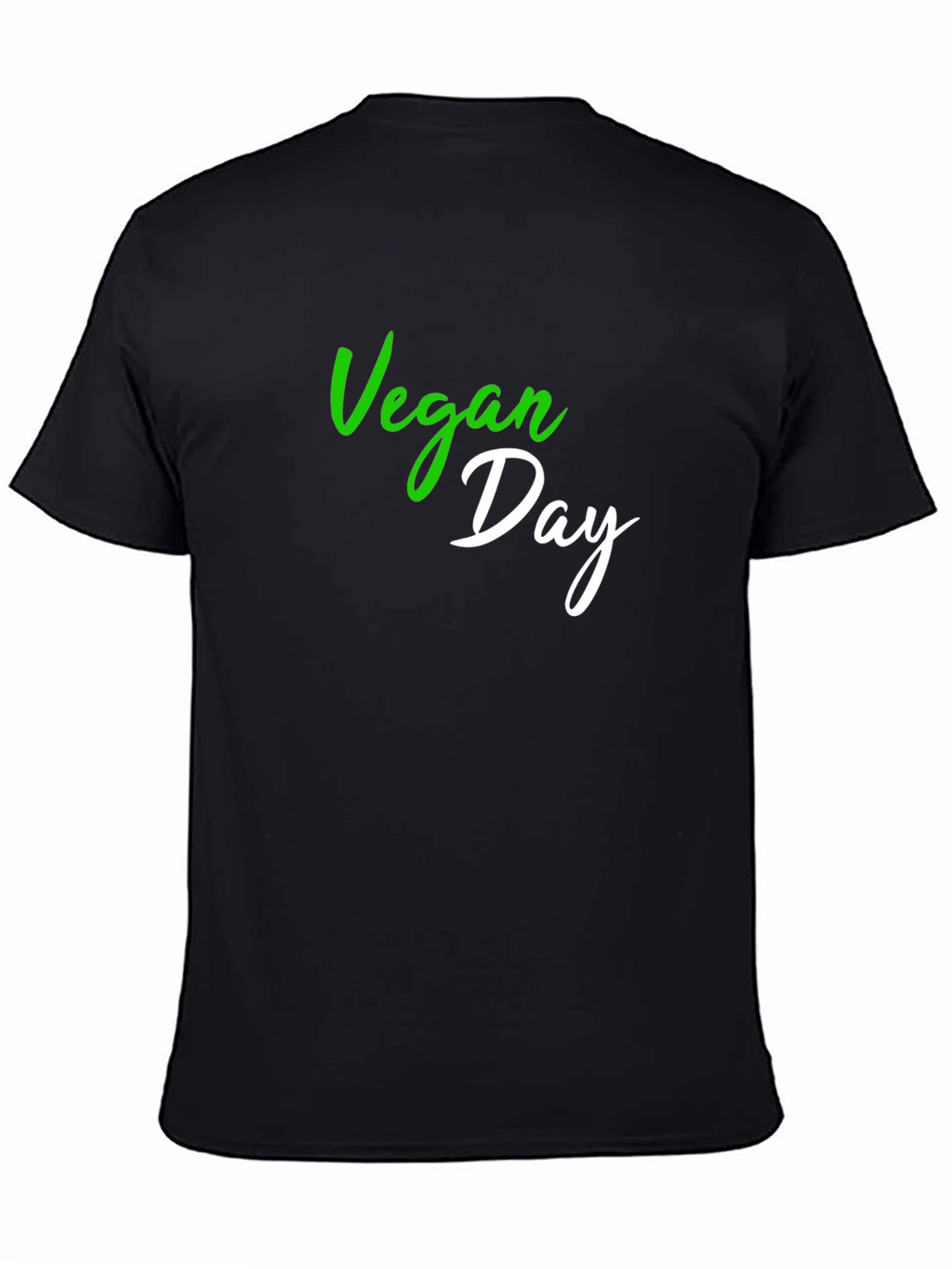Vegan Day Black T-Shirt - Unisex