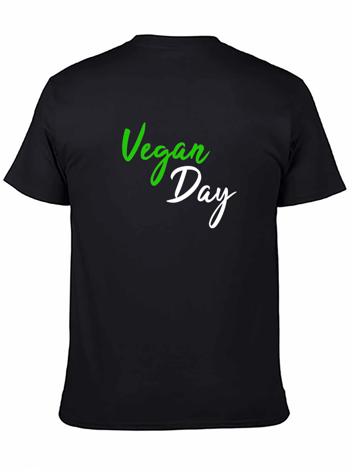 Vegan Day Black T-Shirt - Unisex