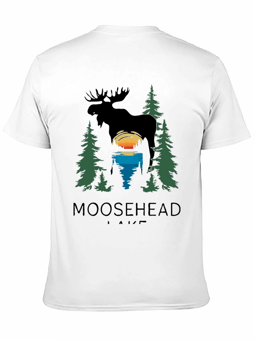 Moosehead Lake Graphic T-Shirt - Nature Scene Tee