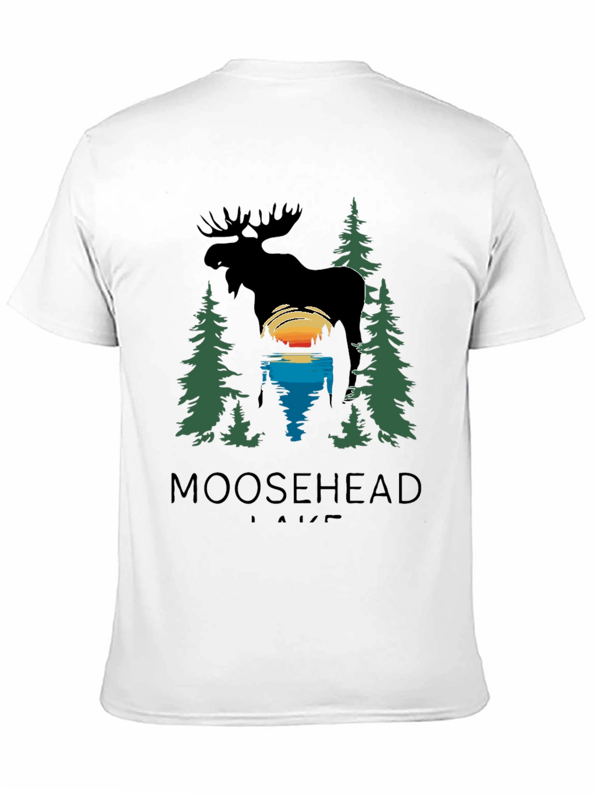 Moosehead Lake Graphic T-Shirt - Nature Scene Tee