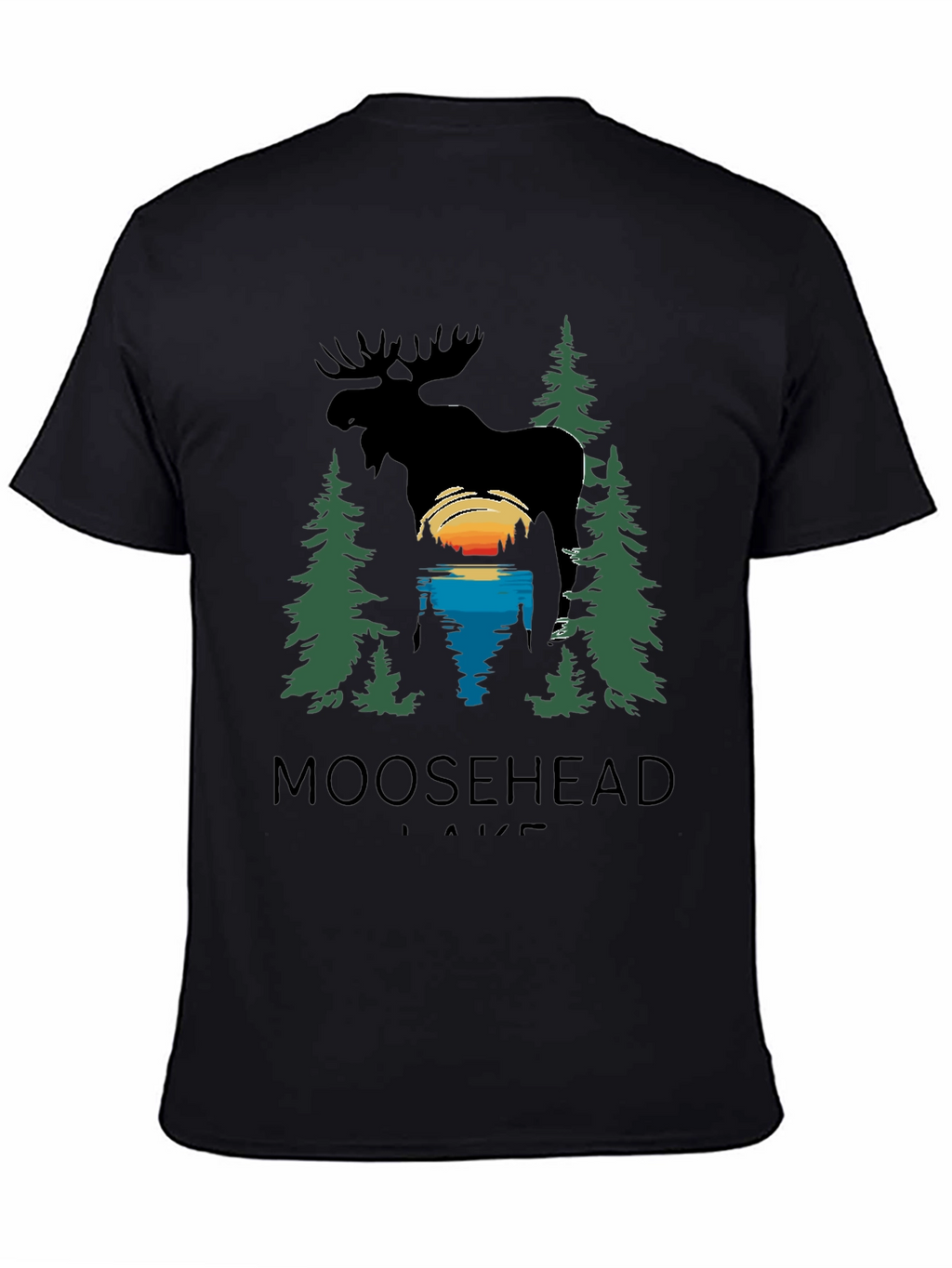 Moosehead Lake Graphic T-Shirt - Nature Scene Tee