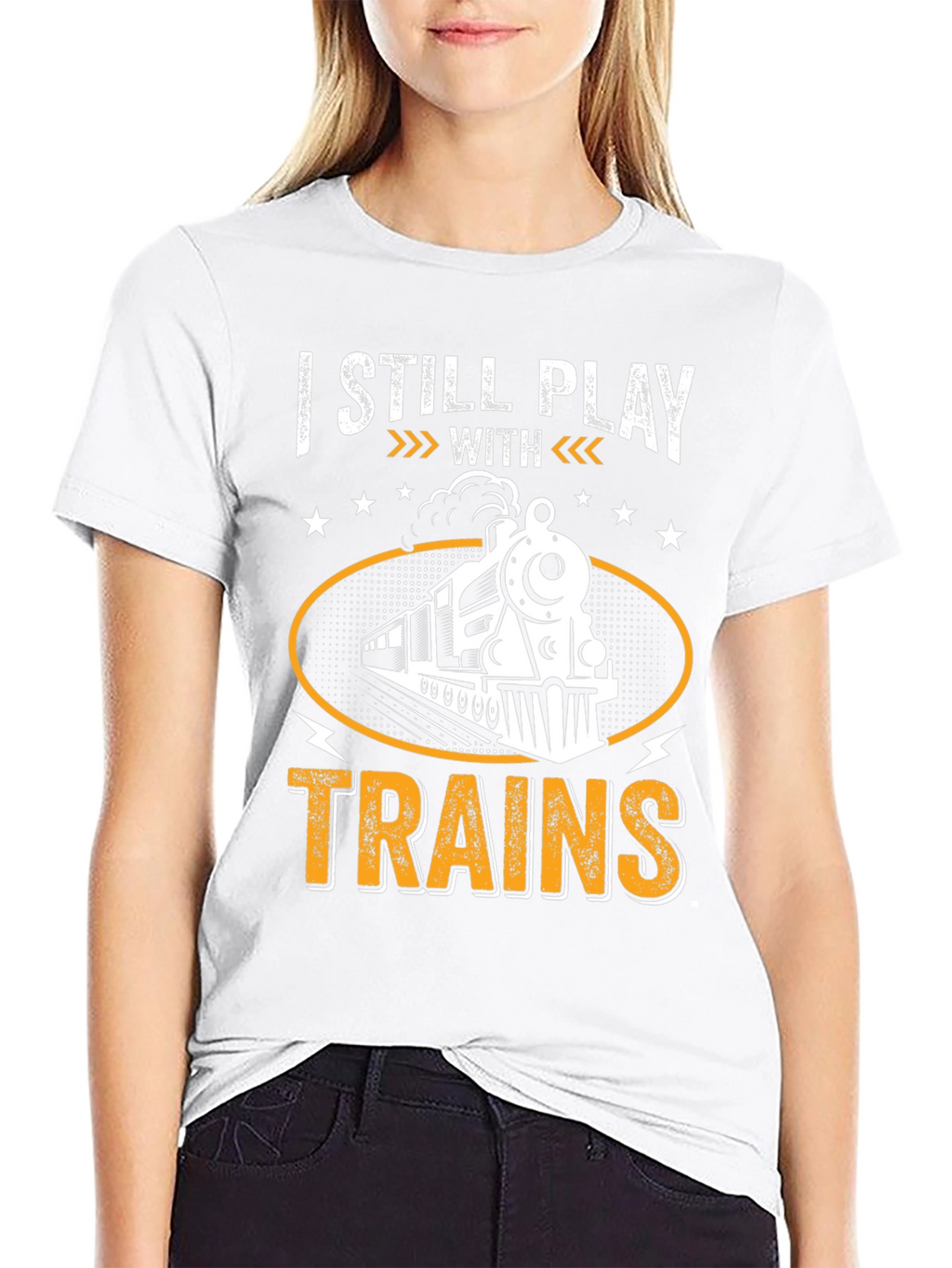 I Still Play With Trains Graphic T-Shirt