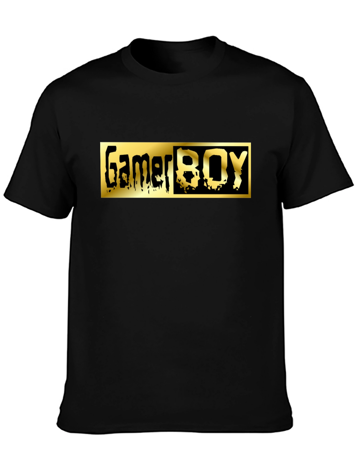 Gamer Boy Graphic Tee - Black